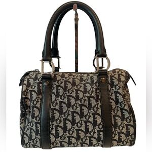 Vintage Christian Dior Denim Trotter Bag